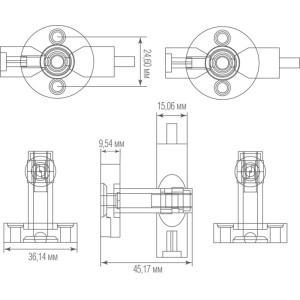 Соединитель Scroll Line L Connector DL20651 B 15-180